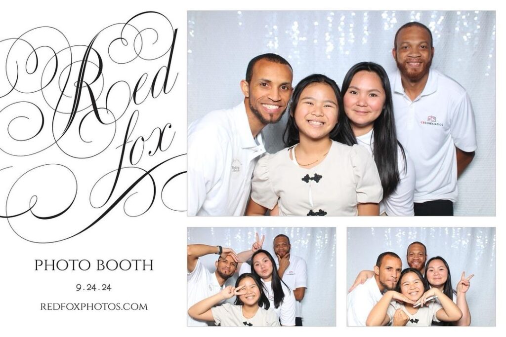 Beautiful Luxury Photos will energize your event's vibe, Red Fox Photo Booth Rental near me in Greenville SC